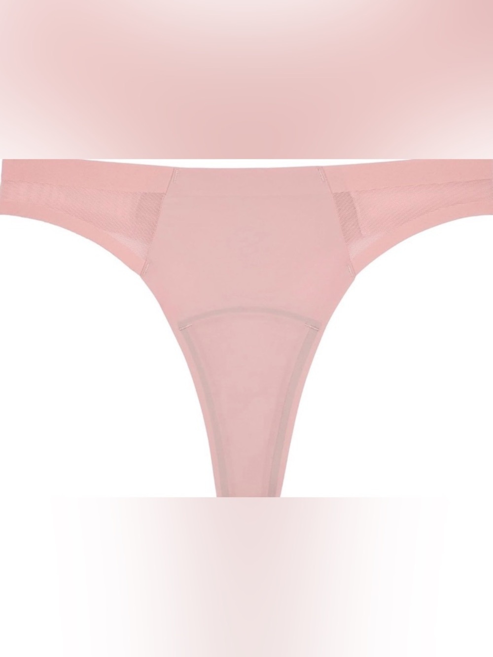 NWT 2x KNIX Leakproof Period Mesh Thong – Light Flow, Seamless No-Show Pink